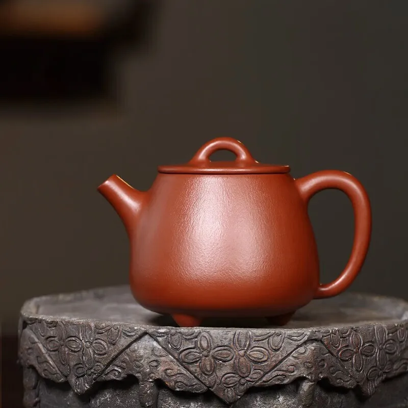 

Zanghutianxia Yixing Zisha Teapot Handmade Household Teapot Single Teapot Raw Ore Pear Peel Dahongpao Tea Zisha Tea Set Shipiao