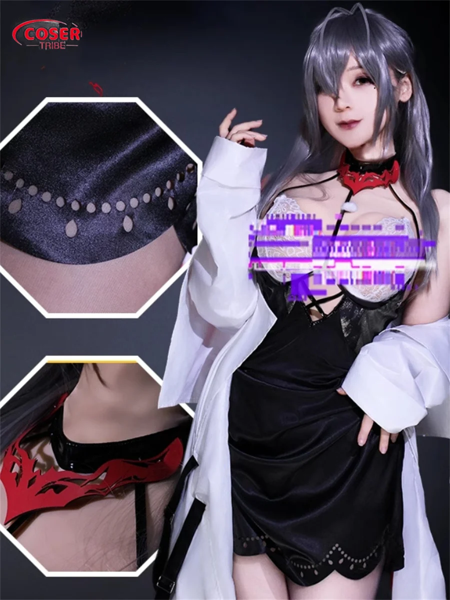 COSER TRIBE Anime Game Path to Nowhere Raewyn Imperial Sister sexy  Halloween Carnival Role CosPlay Costume Complete Set