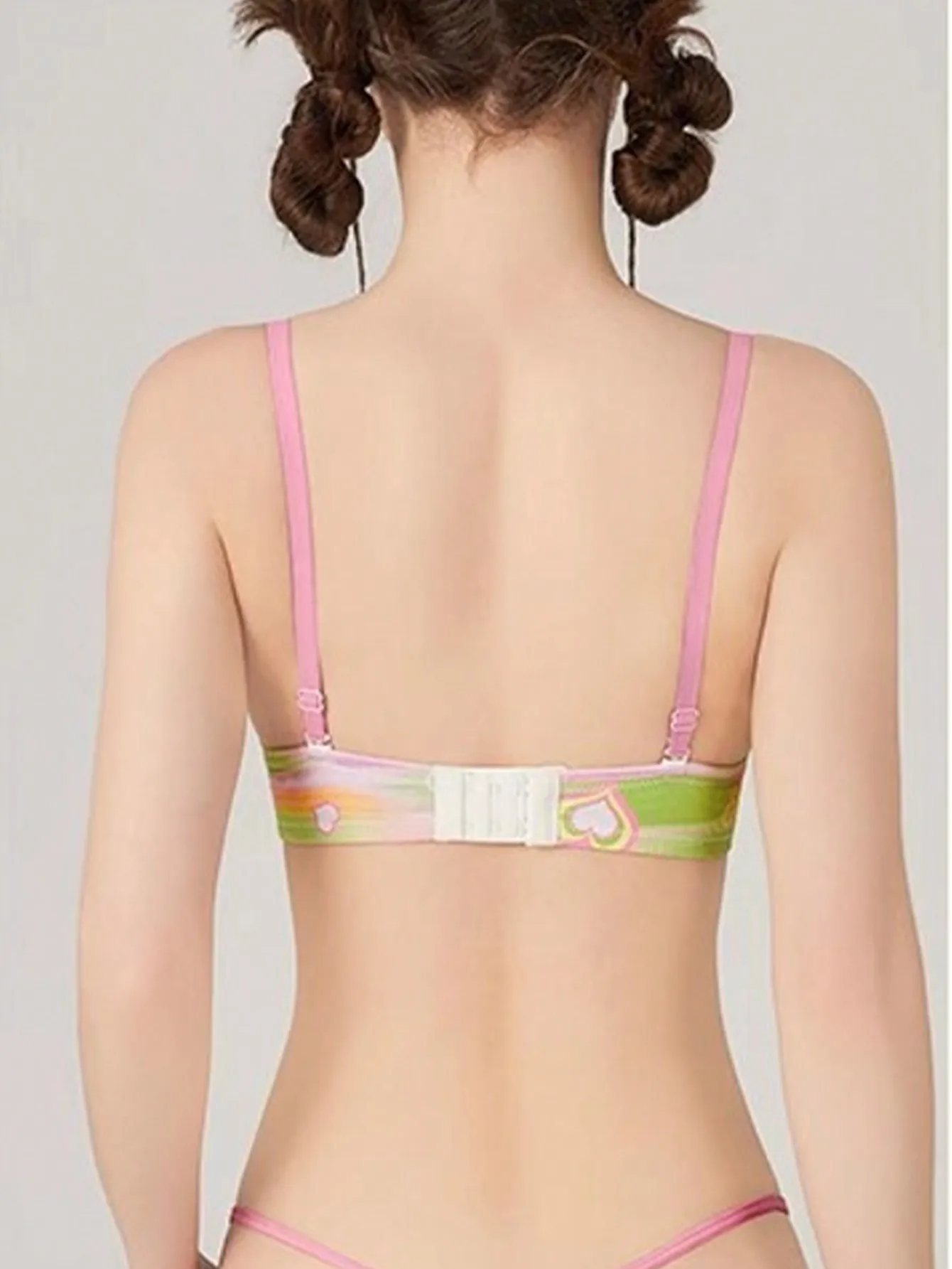 1PCS الملابس الداخلية النسائية المألوف جمع حمالة للفتيات مثير underwire حمالات الصدر قوس قزح حمالات الصدر للإناث #2