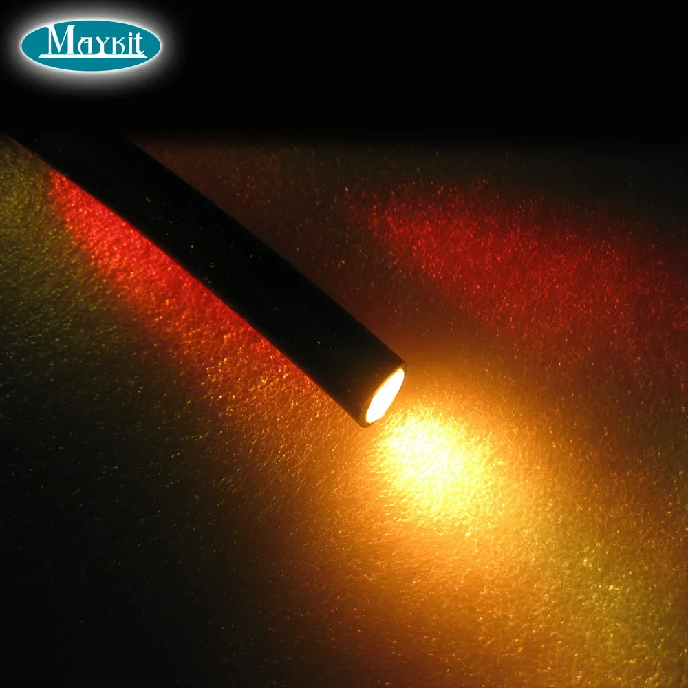 

10mm 11mm 12mm black PVC sheathed solid core end emitting glow fiber optic lighting cable