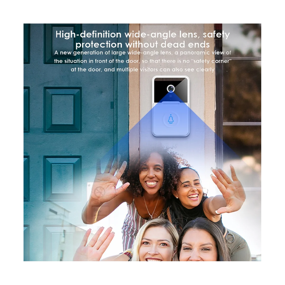 Беспроводной видеодомофон Tuya, 2,4 ГГц, 5 ГГц, 1080P