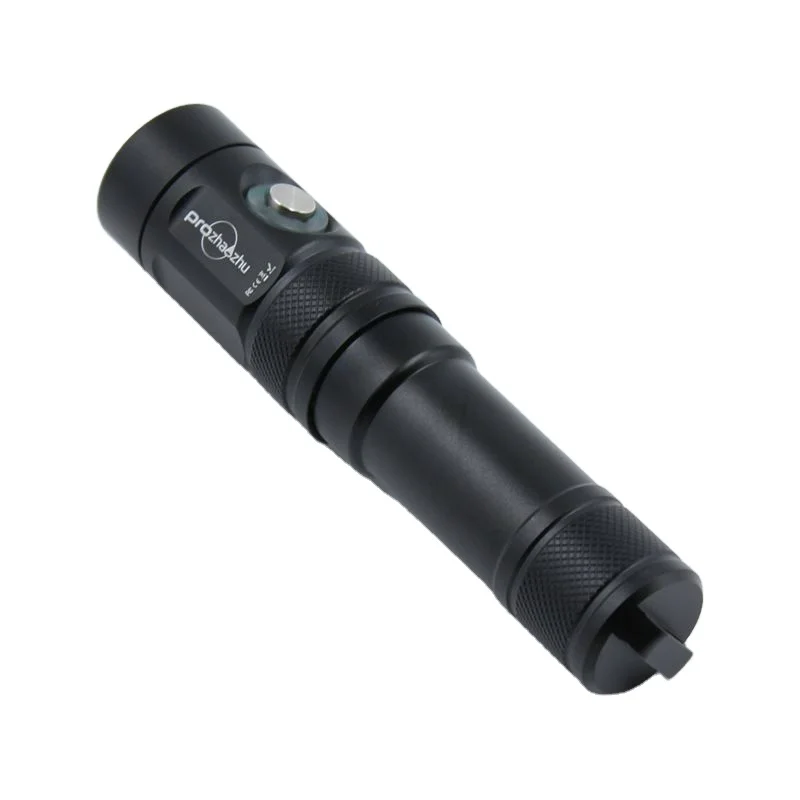 Small Diving Flashlight 1200 Lumen IP68 Waterproof 100M Scuba Torch 21700 Built-in Type-C Charging Underwater Diving Torch