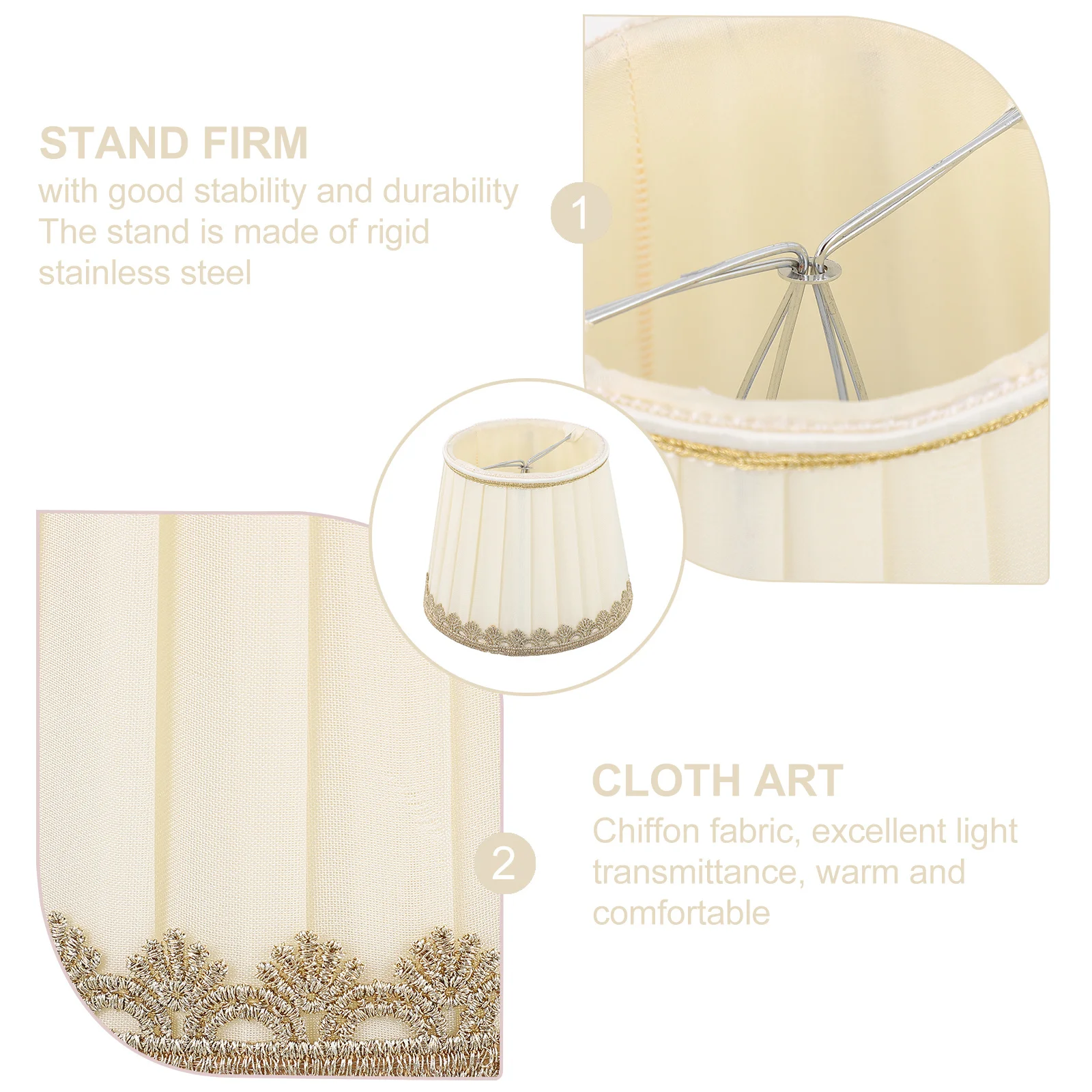 

Креативный шифоновый аксессуар для абажура, элегантный, теплый, прочный, практичный, для украшения дома, аксессуар для абажура