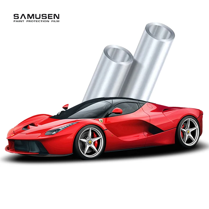 SAMUSEN TPU PPF Film Pelindung Cat Mobil Self Healing Body Glossy Wrap Anti Gores Transparan