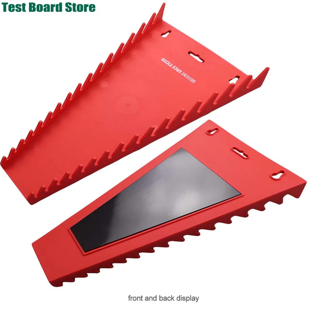 

1Pce 16 slot wrench holder tool tray - movable wrench kit bracket [Magnetic wrench storage box]