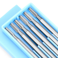 6Pcs Miniature Drill Needle Engraving Milling Cutter Carving Engraving Bits Burs Professional Jewelry Tool Goldsmith Tool