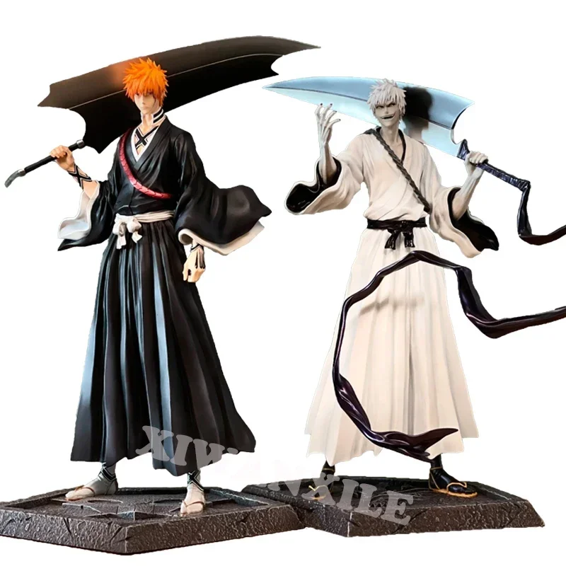 33cm BLEACH FlyLeaf Kurosaki Ichigo Anime Figure Bleach Toshiro Hitsugaya Action Figure Adult Collectible Model Doll Toy Gifts