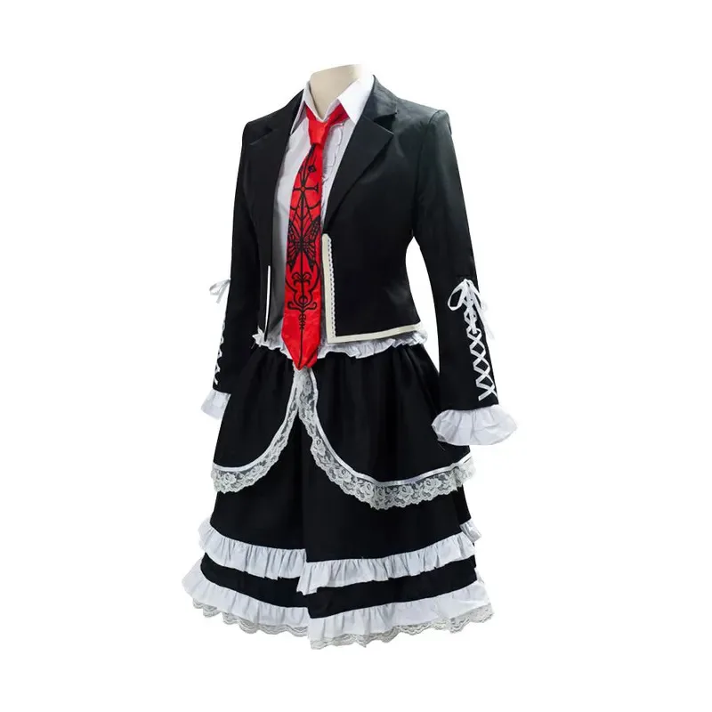 2025 yiyiNew ダンガンロンパコスプレセレスティア・ルーデンベルク衣装女性ハロウィンダンガンロンパ安弘多恵ゲームアニメ服かつら