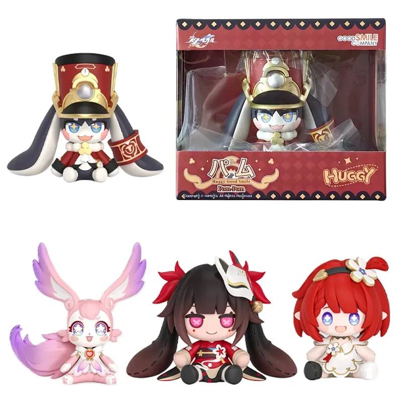 

Official Genuine Honkai: Star Rail Huggy Sparkle Pom-Pom Tribbie Mem Collectible Model Q Version Anime Figure Action Figure Toys