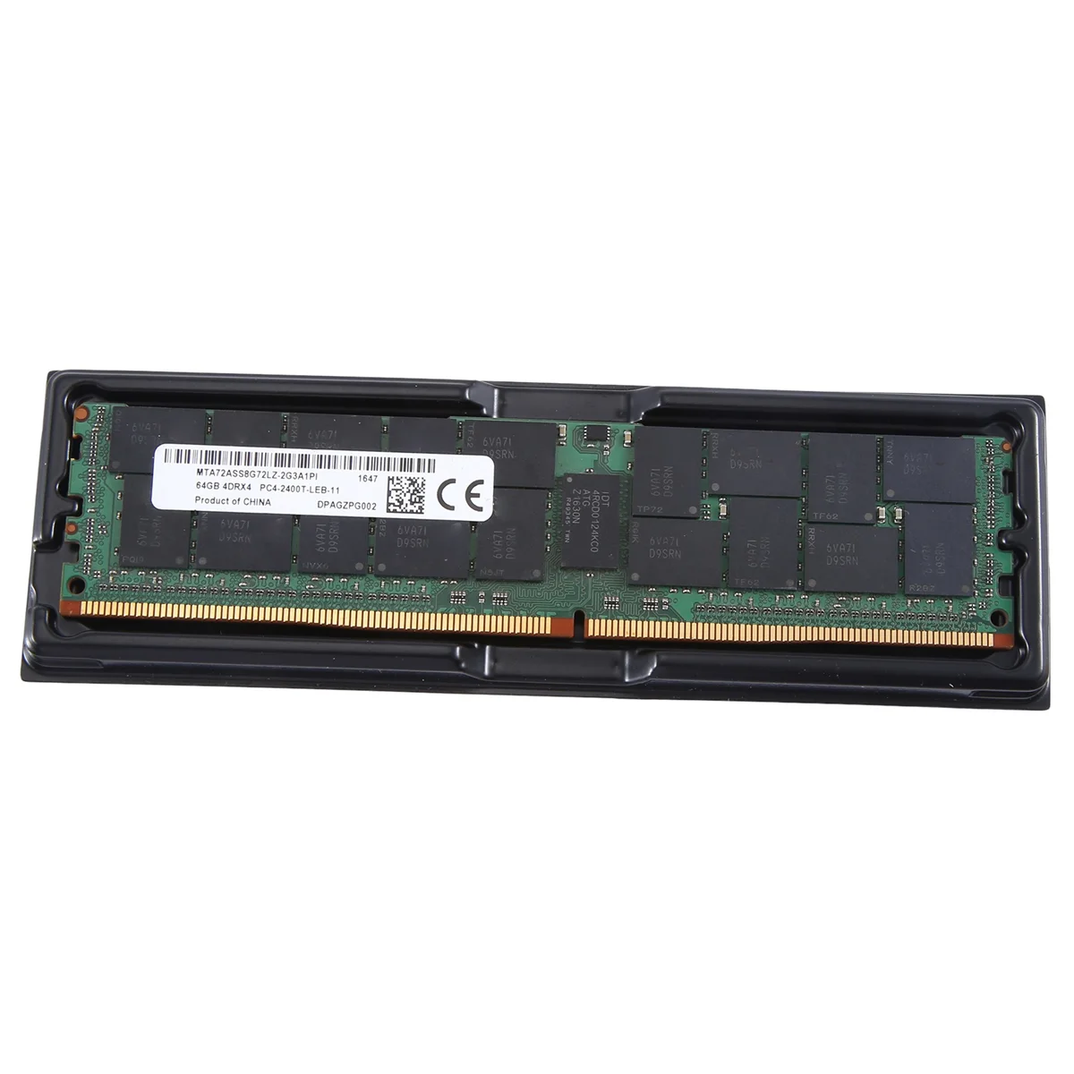 AT87-For MT 64GB DDR4 Server RAM Memory 2400Mhz PC4-19200 288PIN 4DRx4 RECC Memory RAM 1.2V REG ECC RAM
