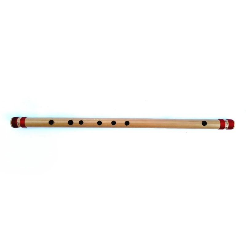 17 Indian Bamboo Flute with Hard Tube
