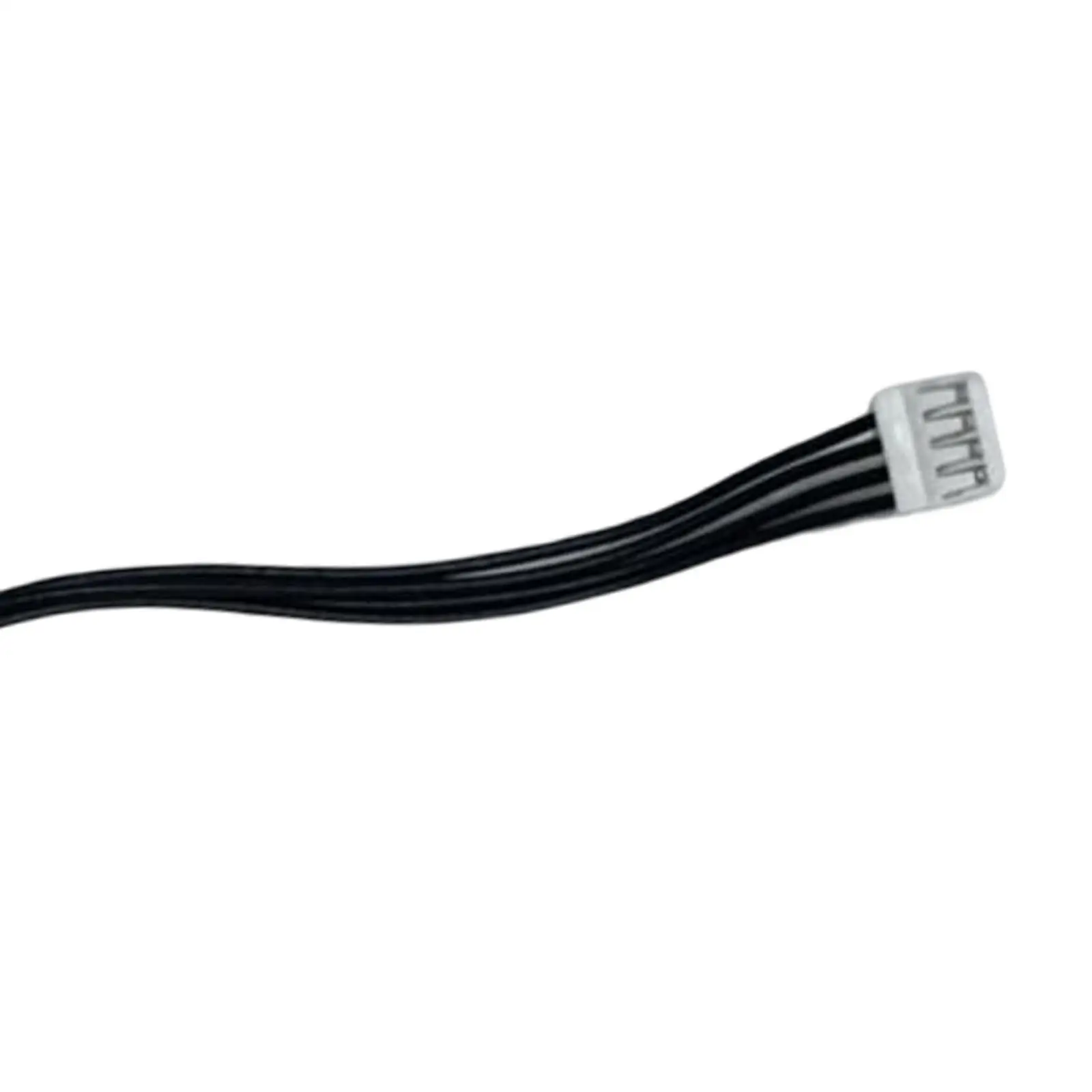 4pin Plastic Power Supply Cable Ribbon Connector for Console Quick Install Black
