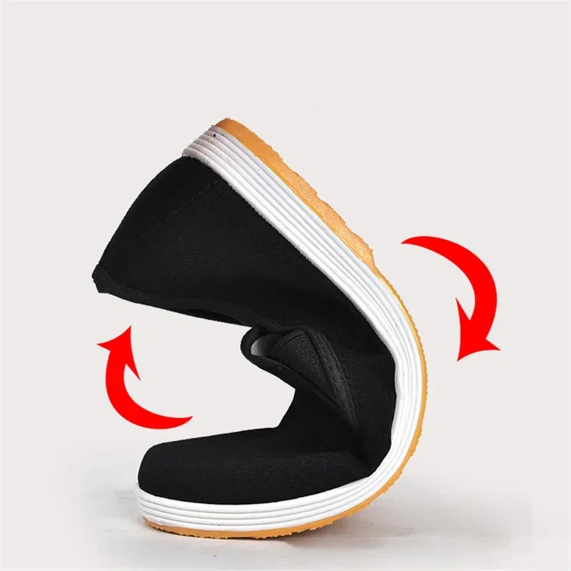 Chinese Traditional Kung Fu Shoes Wing Chun Tai-Chi Wushu Martial Arts Casual Shoes Old Beijing Cloth Taekwondo Shoes for Men