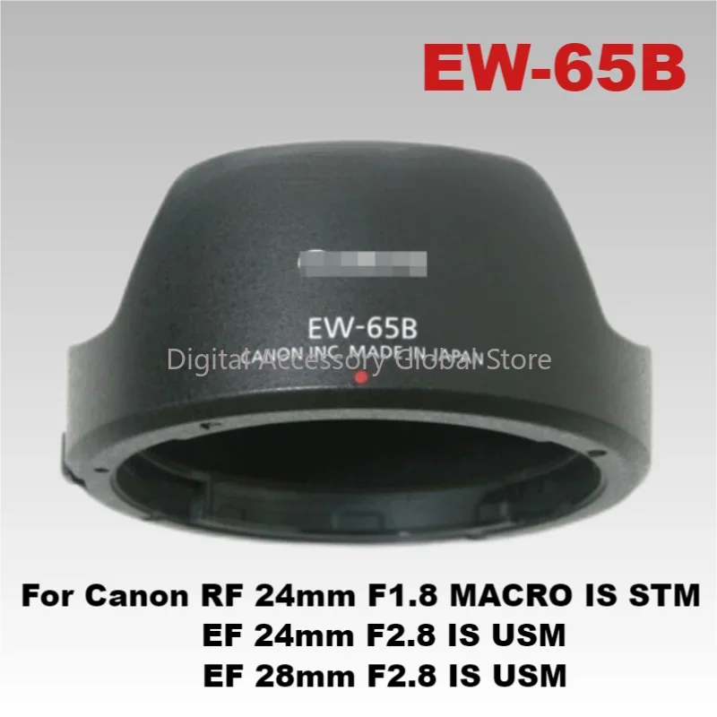 New Original Front Hood EW-65B Parts For Canon RF 24 1.8 24f1.8 24 2.8 28 2.8 IS (58mm) Camera Lens