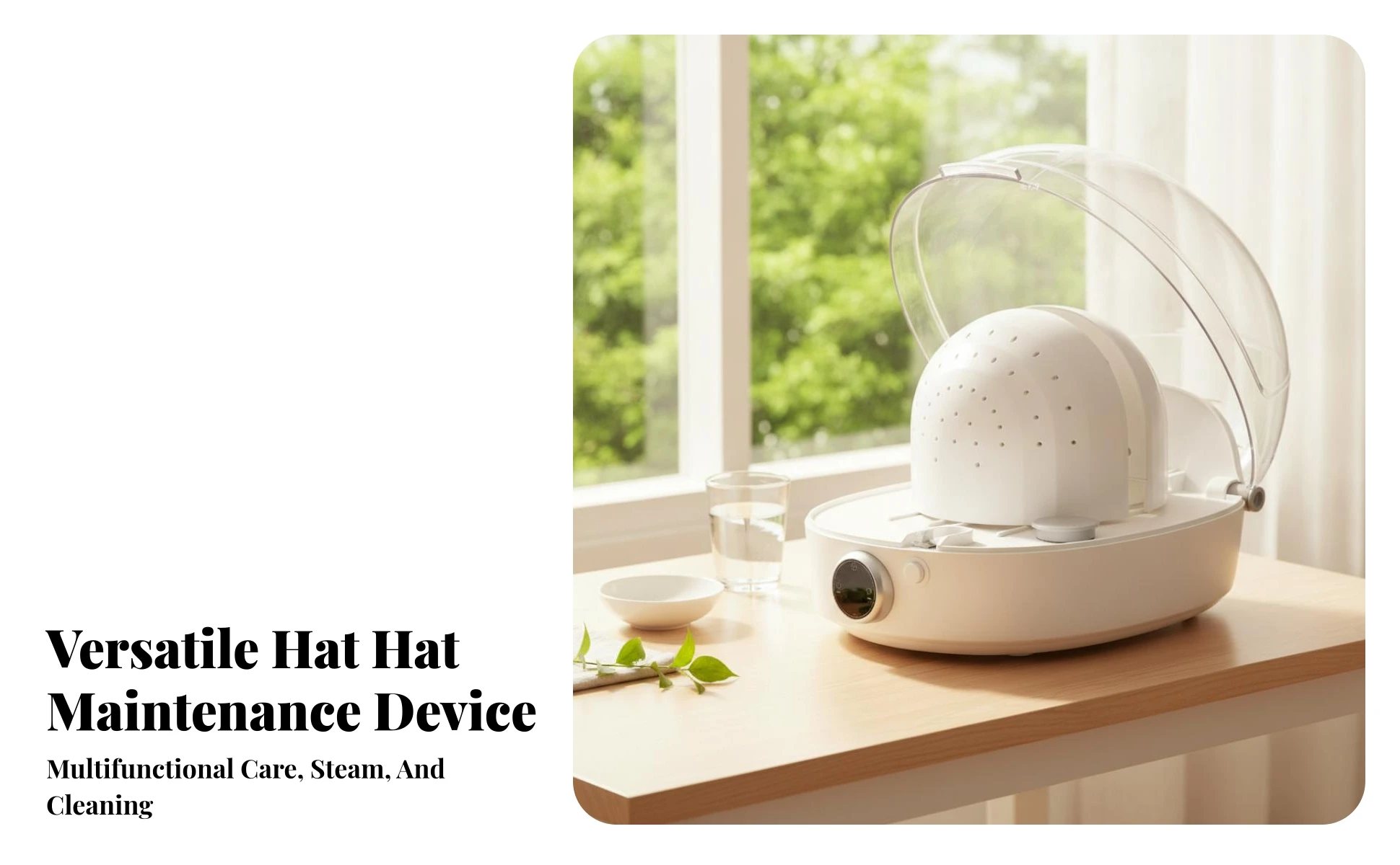 Household Appliance Child Lock Hot and Cold Air Electric Hat Care Machine Hat Shaper Cap Care Machine Touch Control