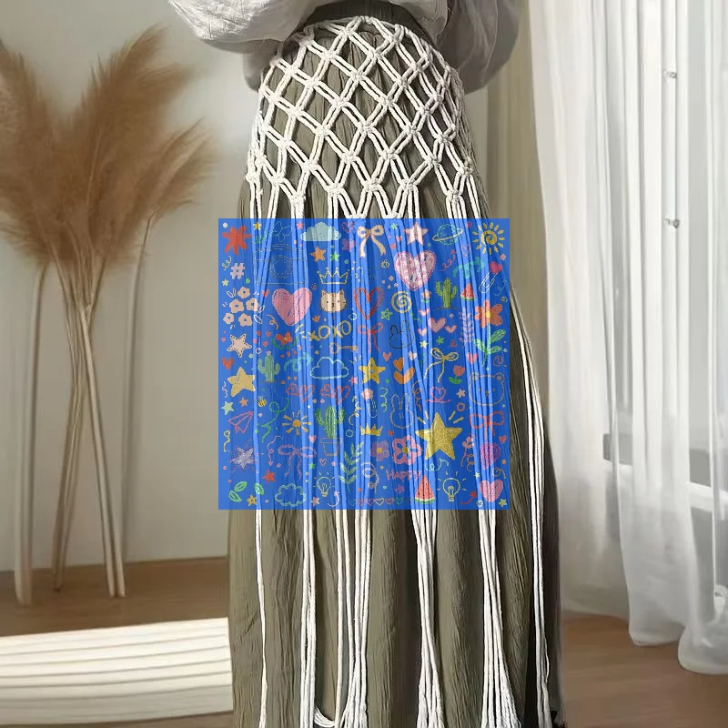 Netted Fringe Waistband Handwoven Bikini Cover Up Skirt Festival Street Sle Me Top Soulful Accessory For Suits Jeans Waistline