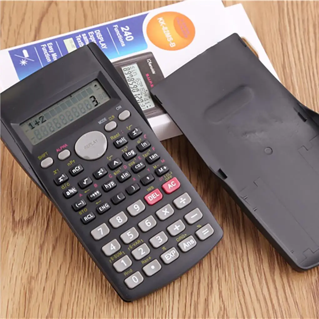 Calculadora de FX-991ES-PLUS Digital para estudiantes, Calculadora científica de dos vías, 82MS, 417 funciones, 12 dígitos