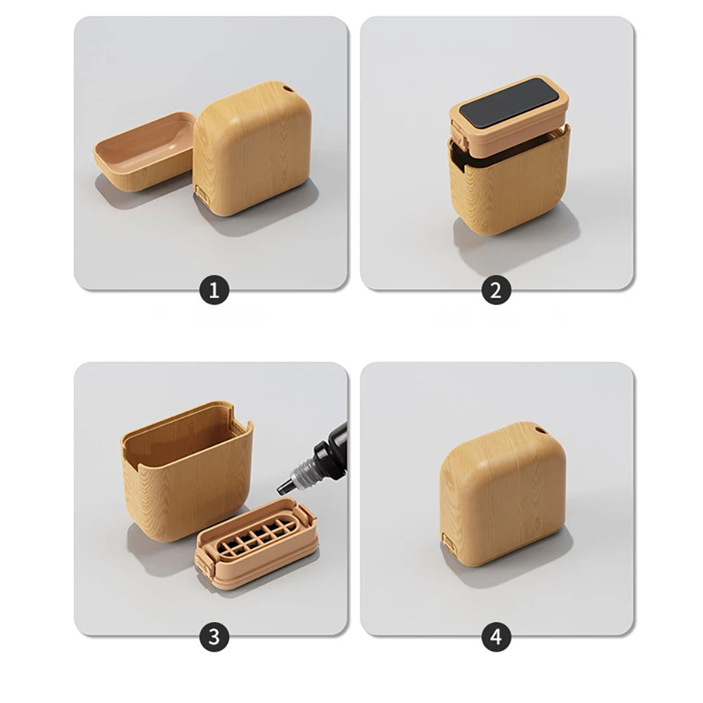 Signature Custom Name Stamp Personalized Text Stamp Wood Grain Kindergarten Clothes Label Office Business Customized Name Seal