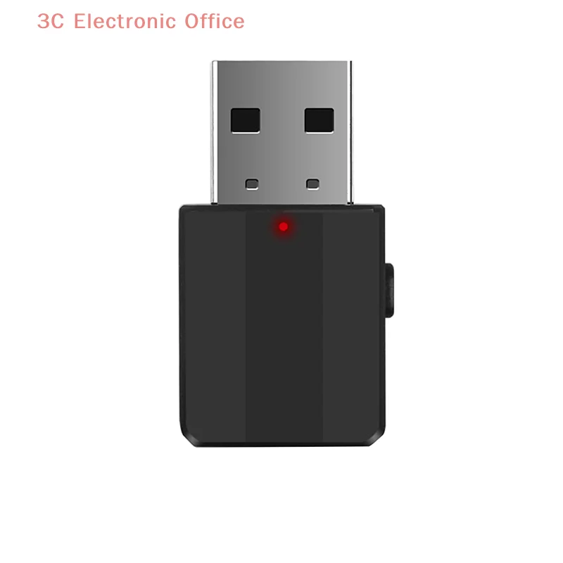 USB Bluetooth 5.0 Adapter Wireless Audio Receiver Transmitter For Car PC TV 3.5mm Jack 2 In 1 Converter Plug Play Stereo Sound