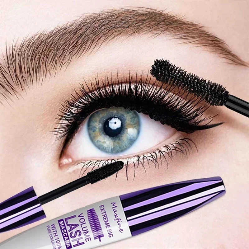 Multi-color Mascara Base Long-lasting Non-smudge Long-lasting Curling Shaping 5d Three-dimensional Eye Black Set Makeup Tool