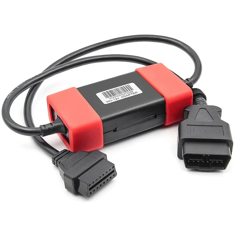 24V naar 12V converter zware vrachtwagen dieseladapterkabel werken voor thinkdiag lancering X431 easydiag 3.0 2.0 Golo 3 scanner enz.