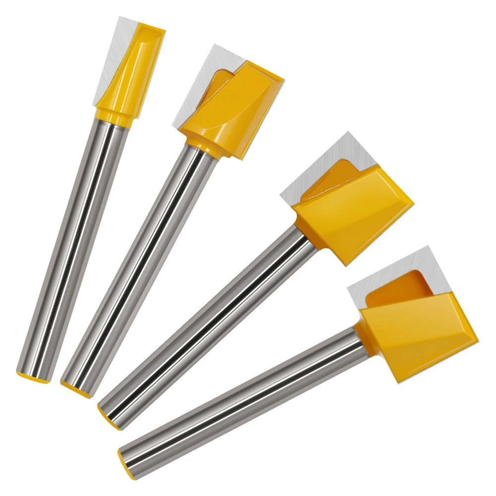 

1 шт., удлиненная фреза с 12 ручками, деревообрабатывающая фреза, инструменты, стальные удлиненные двусторонние головки с острым дном