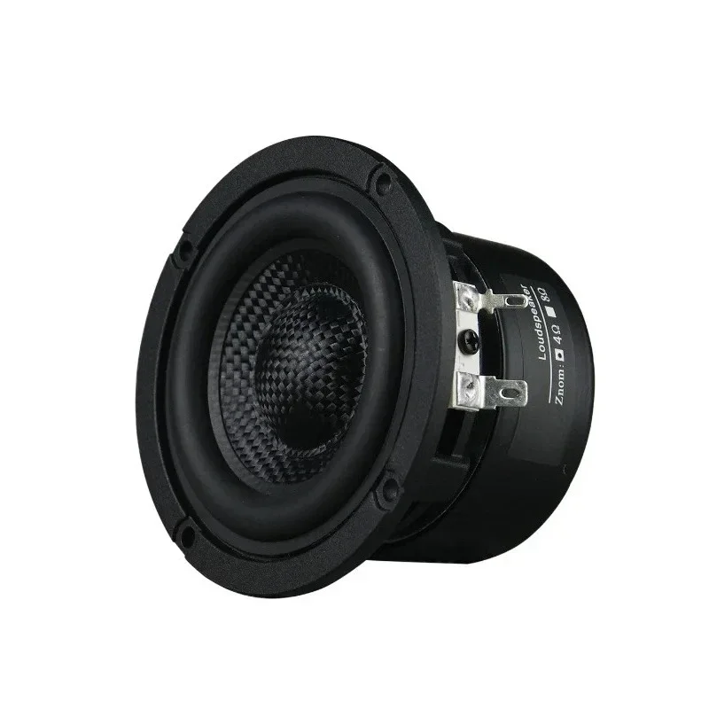 For 3 Inch Mid-bass Speaker, Glass Fiber Woven Cone Hi-Fi Monitor Woofer, Rich Full Low Frequency Sound