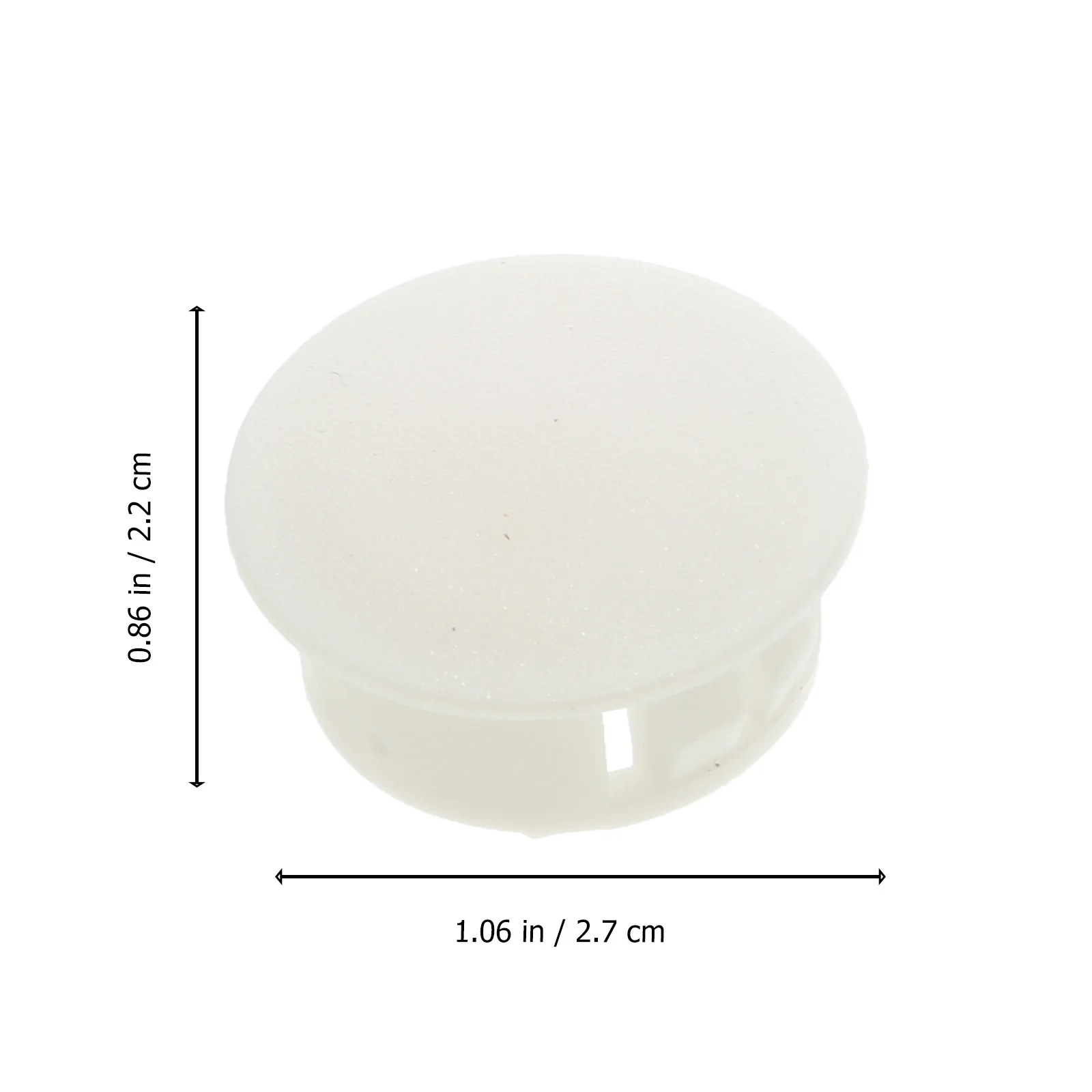 

27Pcs Practical Screw Covers Wall Screw Protection Caps Optimum Material Good Quality White Protective Covers for Screws