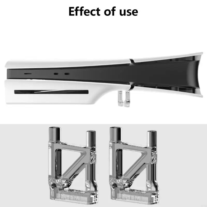 D7YC Durability Acrylic Horizontal Stand for Consoles Improve Stability and Cooling