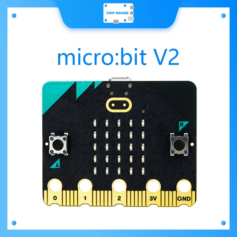 

Новое поступление, макетная плата BBC Microbit V2, обновленная из образования, обучающий комплект для школьного проекта «сделай сам»