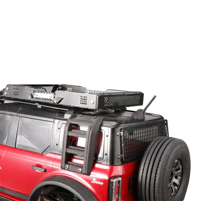 Metal Luggage Carrier Roof Rack With Fixing Rail For TRAXXAS TRX4M 1/18 RC Crawler Car Upgrade Accessories