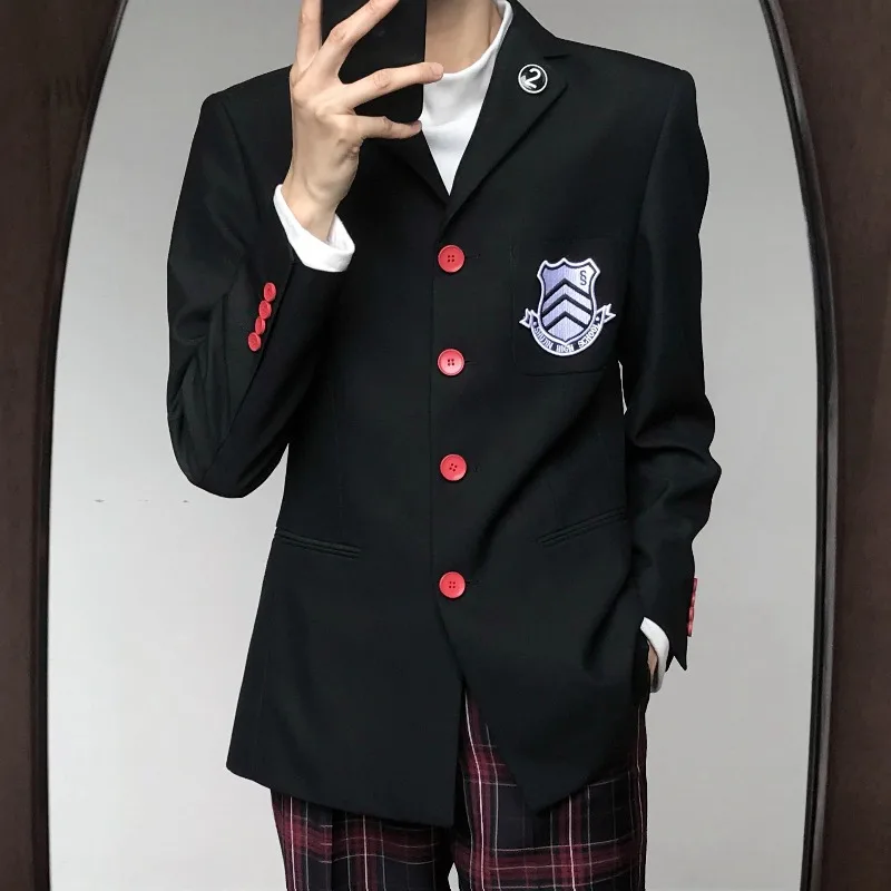 

Anime Amamiya Ren Cosplay Costume White Coat Uniform Elegant Gown Top for Men Role Play Outfit Theme Party