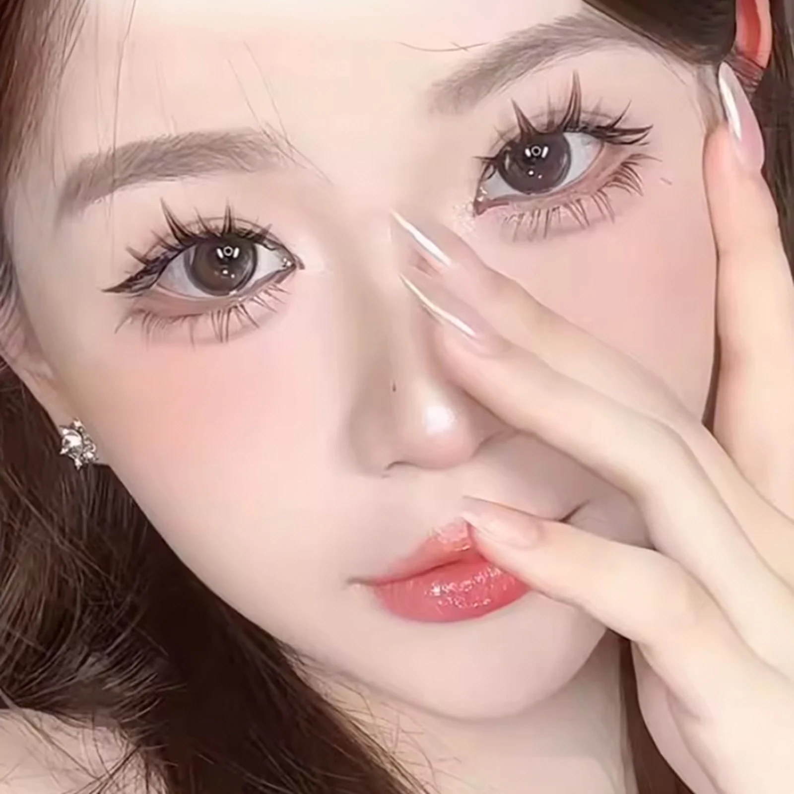 DIY Cluster False Eyelashes extenstions Butterfly Style 3D Volume thick individual Natural Look Trio Set For Daily Party Makeup