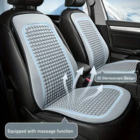 Cojín de asiento de coche de verano, cojín de asiento de coche de Gel transpirable, cojín de asiento fresco de seda helada para coche