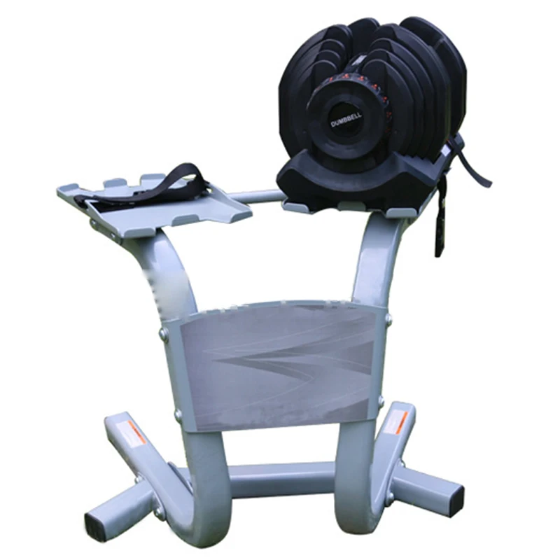 New gym high-end adjustable 24kg/42kg dumbbell stand dumbbell bracket vertical dumbbell stand