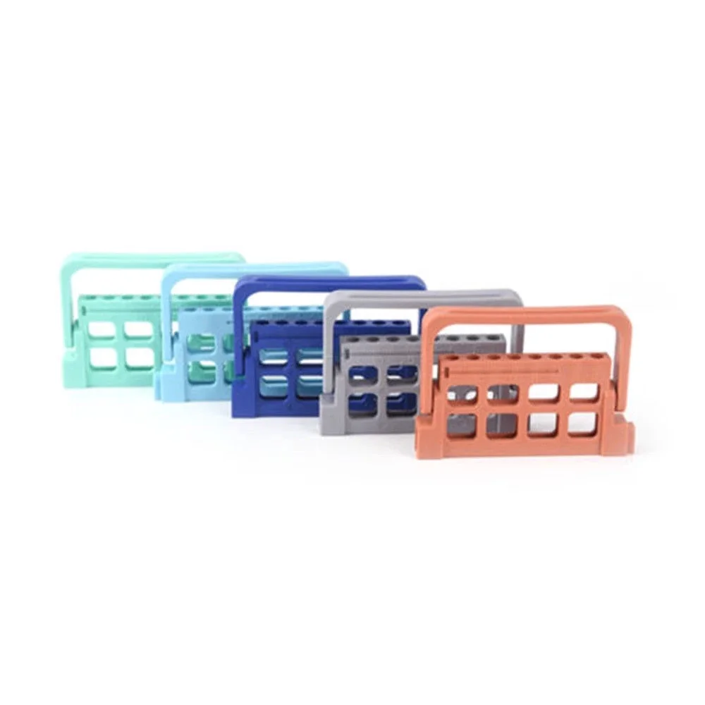 

1pcs Universal Dental Lab Plastic 8 Holes Autoclavable Endo File Block Holder Disfection Box Case