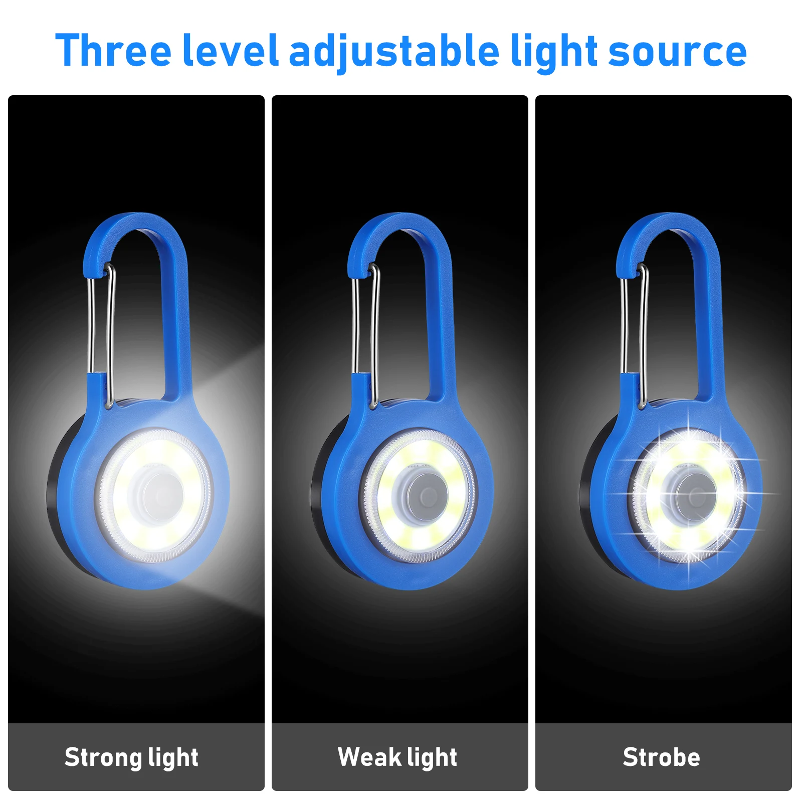 

4Pcs Mini Flashlights Keychain Portable Outdoor Camping Light Small Pocket Light Multi-Functional Durable Plastic Hook Keyring