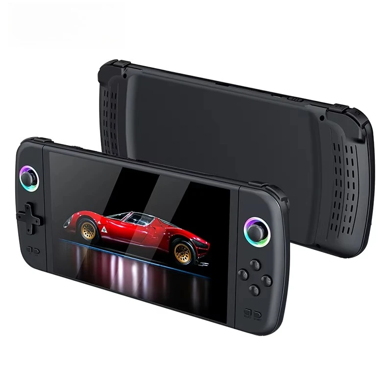 

Handheld Game Console Linux System 64GB RGB Light 7 Inch Big Screen Portable Game Play Video Ga