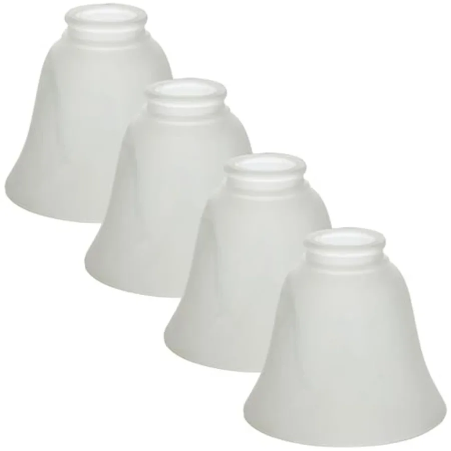 

Набор из 4-х стеклянных плафонов для потолочных вентиляторов - комплект для замены плафонов для светильников потолочных вентиляторов. Замена стеклянного плафона для лампы