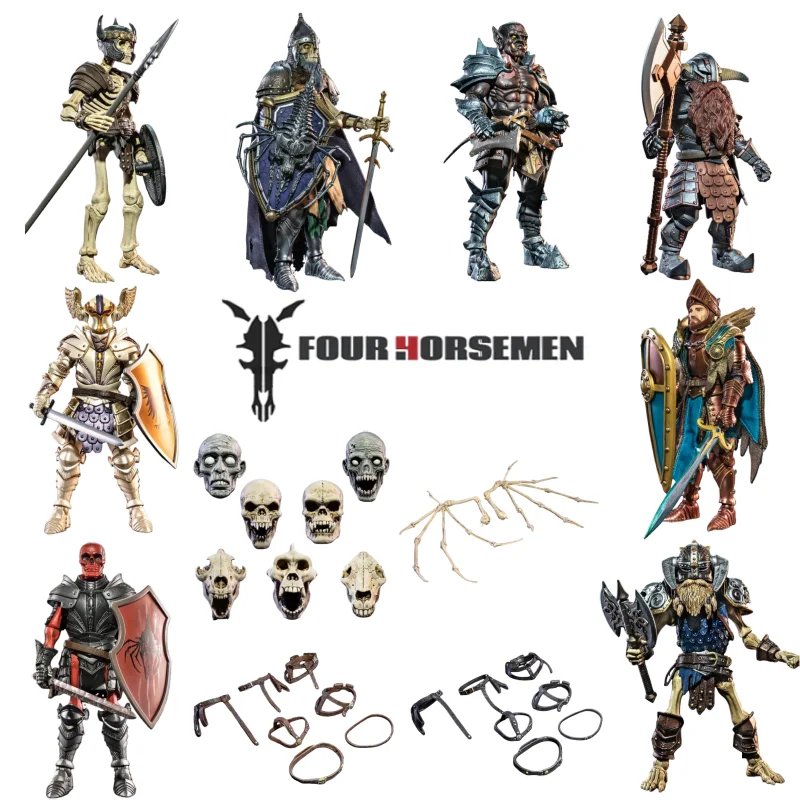 

Four Horsemen Studios Mythic Legions All Stars Series 6‌ Action Figure Original Collectible PVC Figurine With Accessories Toy
