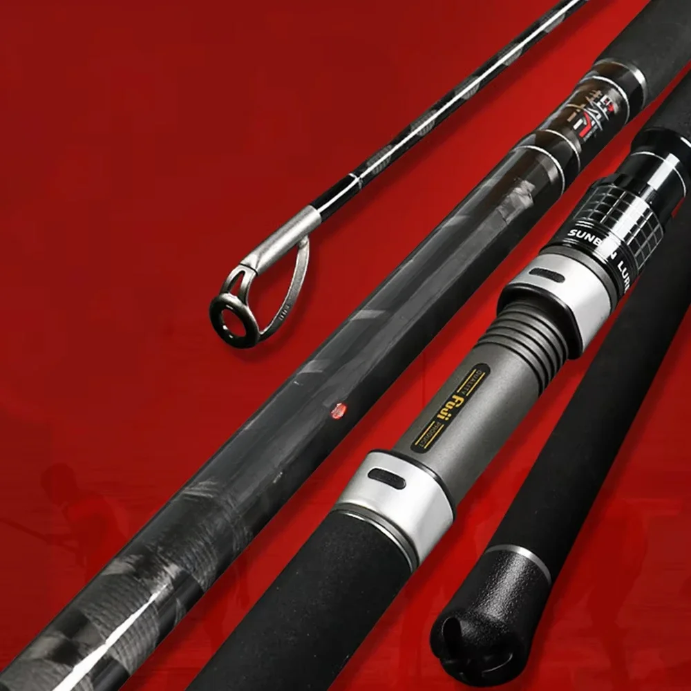 

High Quality Lure Weight 300g Surf Casting 2 Section Sea Spinning Fishing Rods 30T+40T 2.8m 3.2m 3.6m XH XXH Shore Jigging Rod
