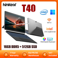 Ninkear T40 Laptop 2 in 1 TouchScreen Tablet Notebook Intel N100 14 Inch FHD 16GB DDR5+512GB SSD Wifi 6 RGB Backlit With Stylus