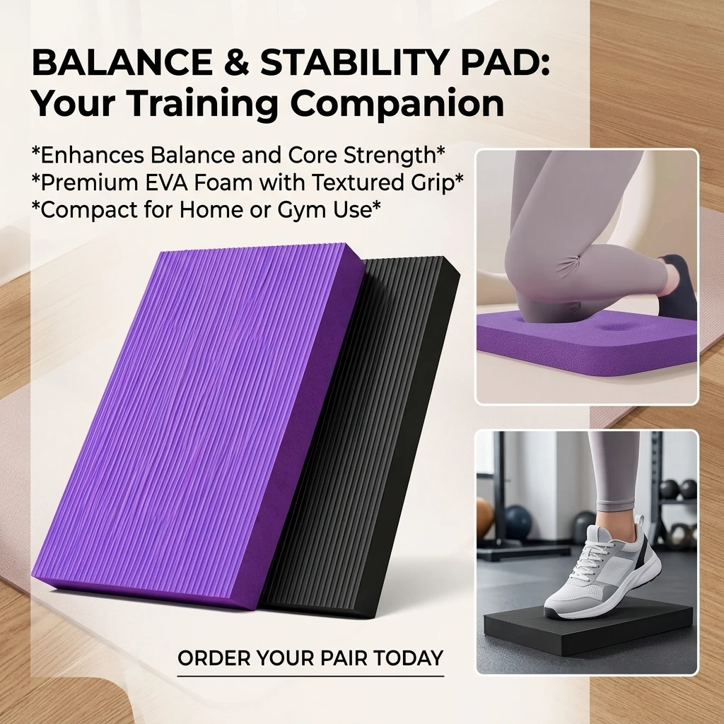 Thickened Soft Dedicated Kneeling Pad for Abdominal Health Wheel Fitness Tablet Support Yoga Bed Press Core Training Balance Pad