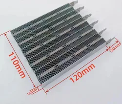 Electric Heater Parts Warmer PTC Heating Element 6 pins 220V 3000W 12*11*1.5cm