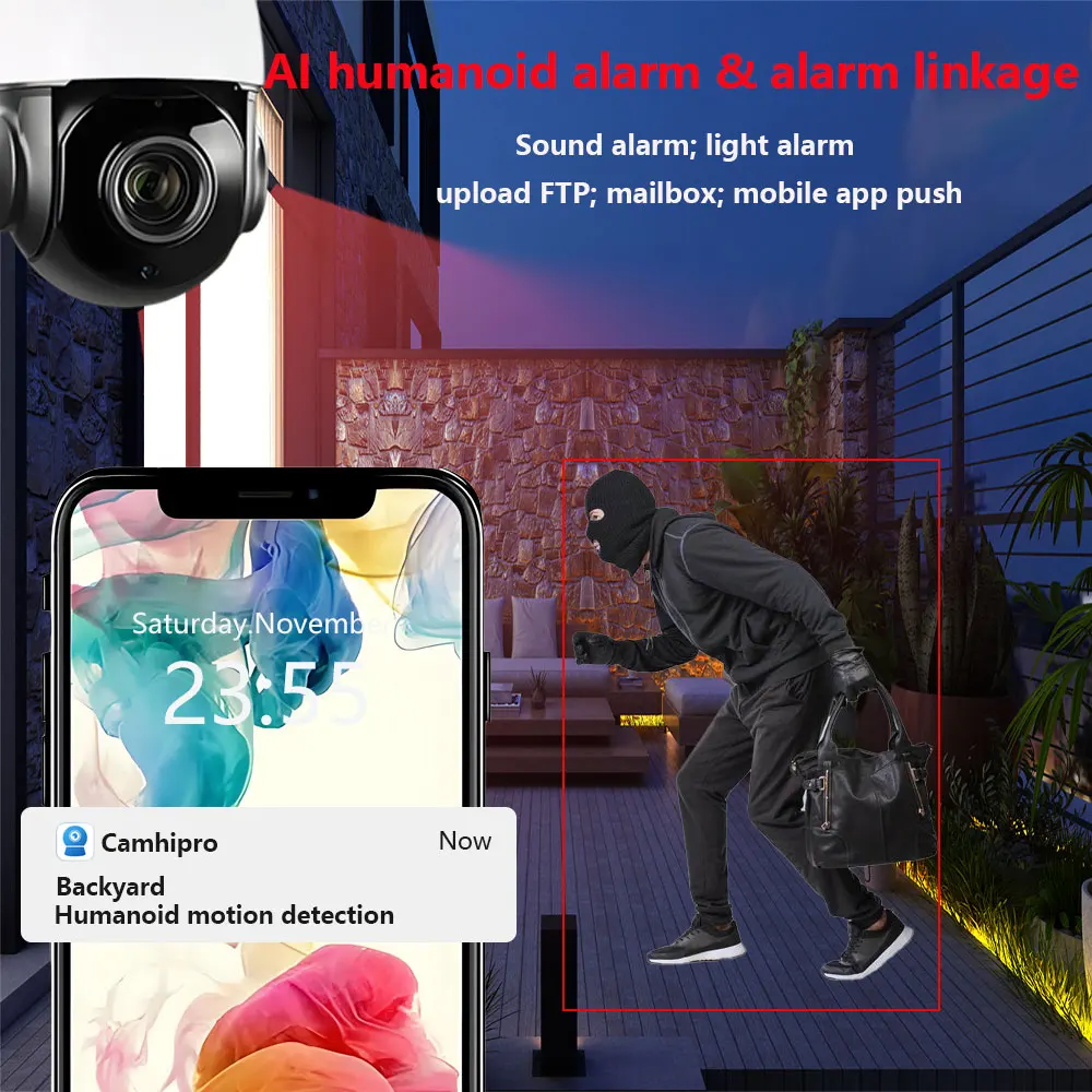 4K 8MP So-ny415 3G 4G SIM Card 5MP Wireless Security IP Camera Wifi PTZ Dome 30X Auto Zoom Two Way Audio Human Tracking IR 80M