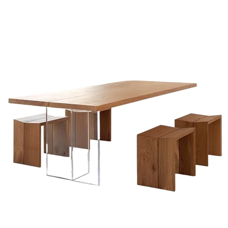 

Acrylic suspended dining table, light luxury modern simple household small apartment dining table