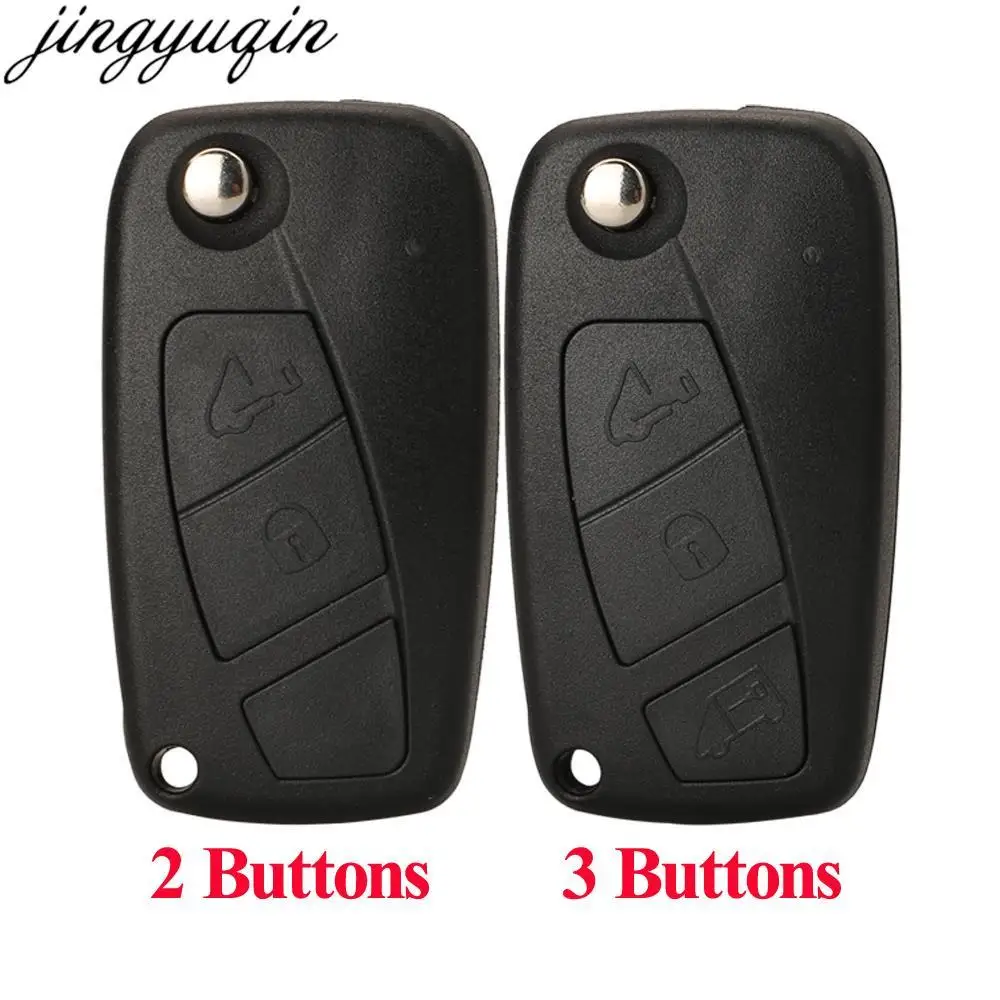 

Jingyuqin 5pcs 2/3 Buttons Remote Car Key Case Shell For Fiat Ducato Iveco Citroen Relay Peugeot Boxer 2006 2007 2008 SIP22 Fob