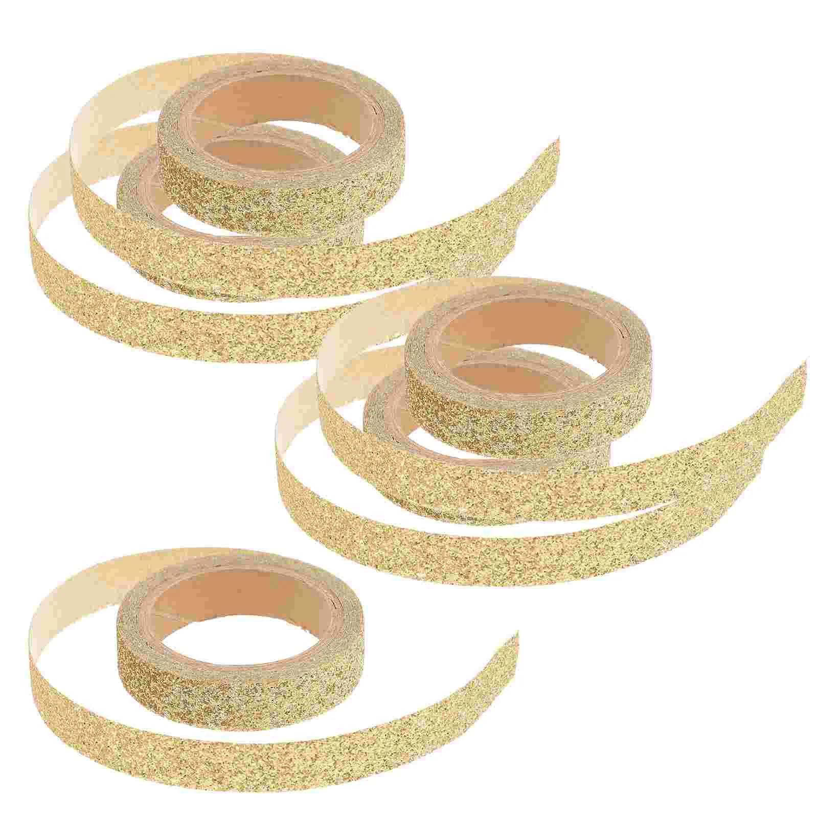 

5 Rolls Note Book Tape Glitter Masking Paper Pattern Vintage Washi Wide Colored Notebook Tapes Scrapbook DIY Decor