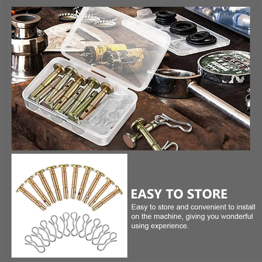 

Комплект из 1 шт.: Стопорные и пружинные шплинты из нержавеющей стали для снегоуборщика, металлические штифты, запчасти для снегоуборочной техники