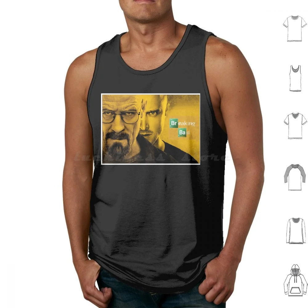 Walter White & Jesse Pinkman Canotte Stampa Cotone Walter White Jesse Pinkman Mr White Pinkman Br Ba Movie Series Best-image